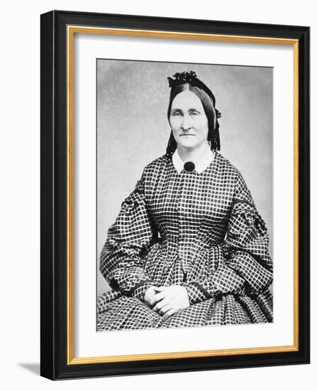 Mature Woman Tintype Portrait, Ca. 1865-null-Framed Photographic Print