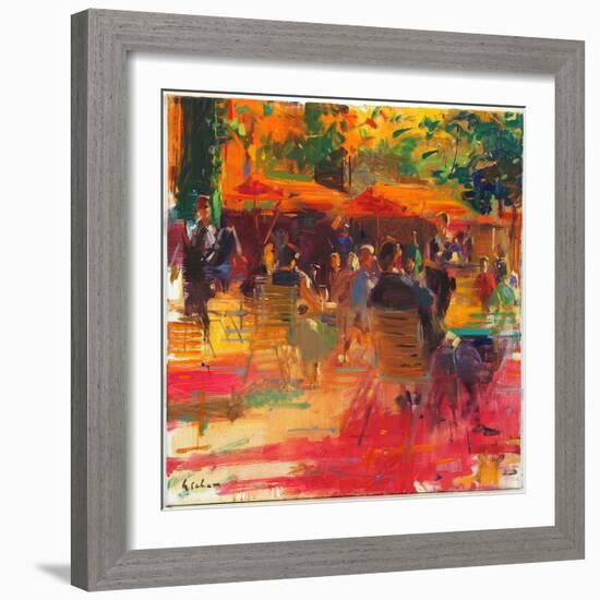 Maturing Sun, Paris-Peter Graham-Framed Giclee Print