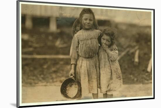 Maud and Grade Daly-Lewis Wickes Hine-Mounted Photographic Print