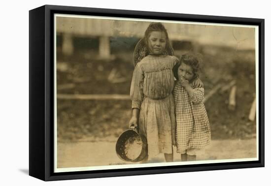 Maud and Grade Daly-Lewis Wickes Hine-Framed Premier Image Canvas