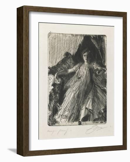 Maud Cassel (Mrs. Ashley), 1898-Anders Leonard Zorn-Framed Giclee Print