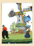 Riding The Windmill's Vanes-Maud & Miska Petersham-Art Print