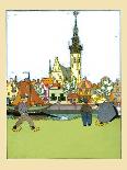 Kids Map Of Holland-Maud & Miska Petersham-Art Print