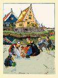 Washing And Fetching Water-Maud & Miska Petersham-Framed Art Print