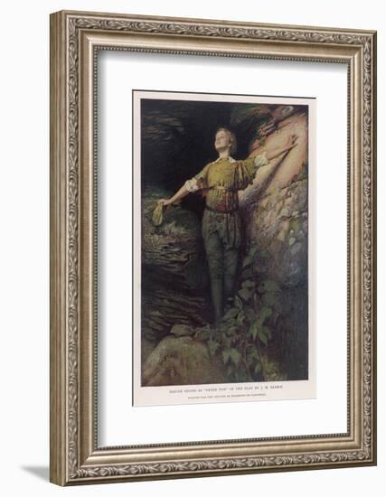 Maude Adams Actress as Peter Pan in Jm Barrie's Play-Sigismond De Ivanowski-Framed Photographic Print