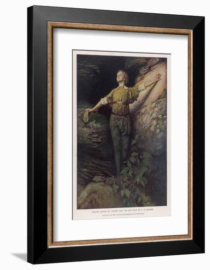 Maude Adams Actress as Peter Pan in Jm Barrie's Play-Sigismond De Ivanowski-Framed Photographic Print