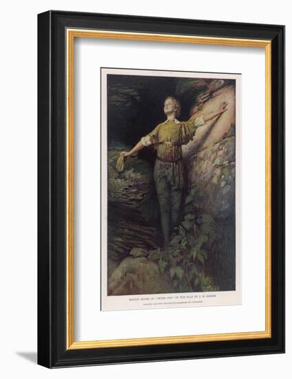 Maude Adams Actress as Peter Pan in Jm Barrie's Play-Sigismond De Ivanowski-Framed Photographic Print