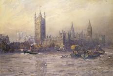 The Houses of Parliament, Watercolour-Maude Parker-Giclee Print