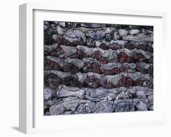 Mauer, Steine, Korallen, Mauerwerk, Natursteinmauerwerk, Gestein, Struktur-Thonig-Framed Photographic Print