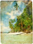 Tropical Scene- Artwork In Painting Style-Maugli-l-Art Print