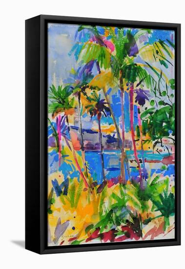 Maui Aloha, 2023 (Watercolour)-Peter Graham-Framed Premier Image Canvas