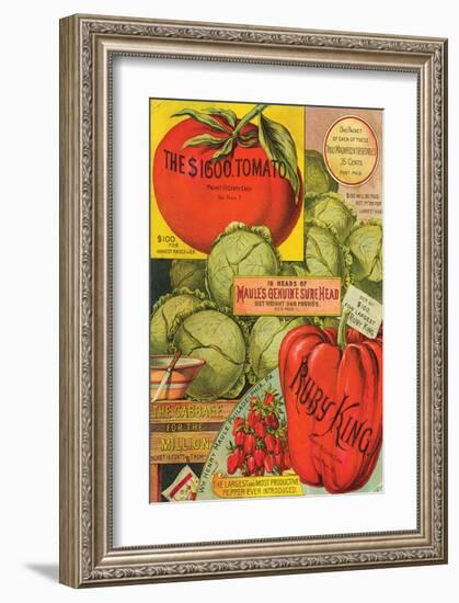 Maule Seed Book Philadelphia-null-Framed Premium Giclee Print