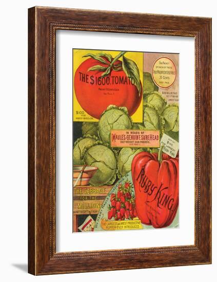 Maule Seed Book Philadelphia-null-Framed Premium Giclee Print