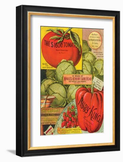 Maule Seed Book Philadelphia-null-Framed Premium Giclee Print