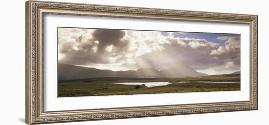 Maumturk Mountains, Joyce Country, Connemara, County Galway, Connacht, Republic of Ireland-Patrick Dieudonne-Framed Photographic Print