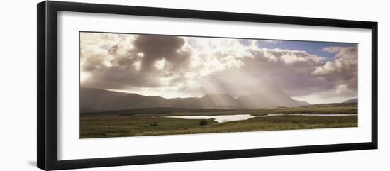 Maumturk Mountains, Joyce Country, Connemara, County Galway, Connacht, Republic of Ireland-Patrick Dieudonne-Framed Photographic Print