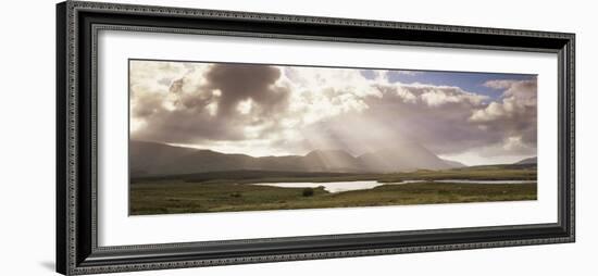 Maumturk Mountains, Joyce Country, Connemara, County Galway, Connacht, Republic of Ireland-Patrick Dieudonne-Framed Photographic Print