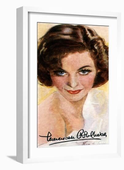 Maureen O?Sullivan, (1911-199), Irish Actress, 20th Century-null-Framed Giclee Print