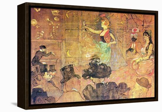 Mauri Dance-Henri de Toulouse-Lautrec-Framed Stretched Canvas