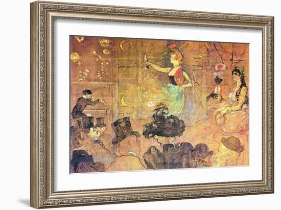 Mauri Dance-Henri de Toulouse-Lautrec-Framed Art Print