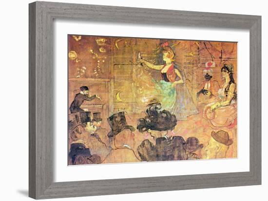 Mauri Dance-Henri de Toulouse-Lautrec-Framed Art Print