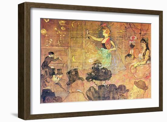 Mauri Dance-Henri de Toulouse-Lautrec-Framed Art Print