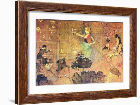 Mauri Dance-Henri de Toulouse-Lautrec-Framed Art Print