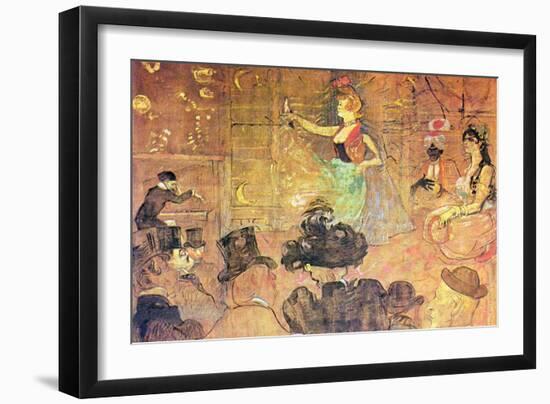 Mauri Dance-Henri de Toulouse-Lautrec-Framed Art Print