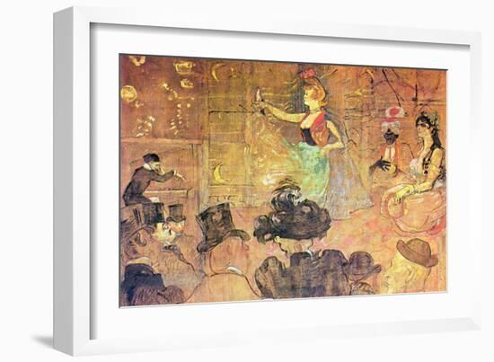 Mauri Dance-Henri de Toulouse-Lautrec-Framed Art Print