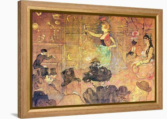 Mauri Dance-Henri de Toulouse-Lautrec-Framed Stretched Canvas