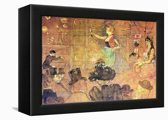 Mauri Dance-Henri de Toulouse-Lautrec-Framed Stretched Canvas