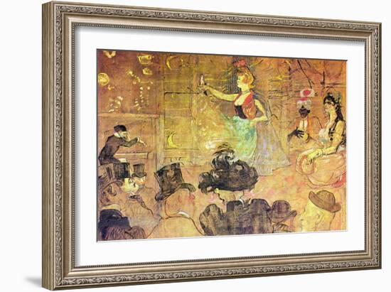 Mauri Dance-Henri de Toulouse-Lautrec-Framed Art Print