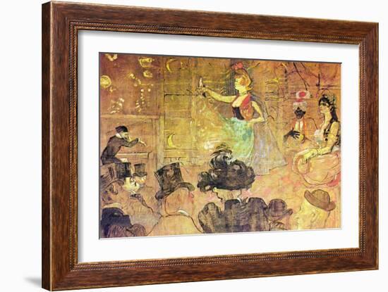 Mauri Dance-Henri de Toulouse-Lautrec-Framed Art Print