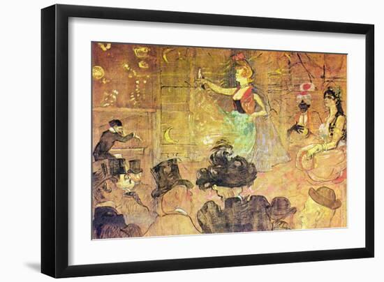 Mauri Dance-Henri de Toulouse-Lautrec-Framed Art Print