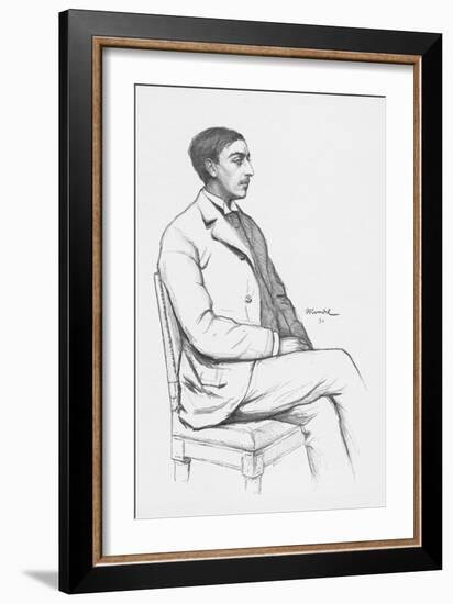 Maurice Barres French Right-Wing Catholic Writer-Boileau-Framed Art Print