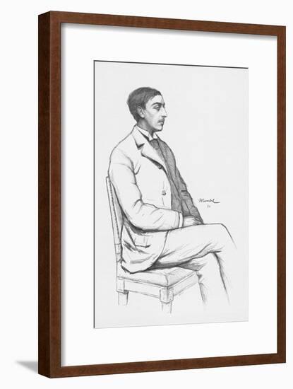 Maurice Barres French Right-Wing Catholic Writer-Boileau-Framed Art Print