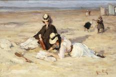 On a Beach-Maurice Blieck-Giclee Print