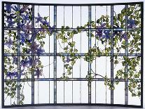 A 'Clematis' Leaded Glass Three-Sectioned Skylight, Akron, Ohio, Circa 1915-Maurice Bouval-Premier Image Canvas