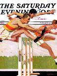 "Doubles Tennis Match," Saturday Evening Post Cover, September 5, 1936-Maurice Bower-Giclee Print