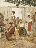 Lacemakers, Venice, 1898-Maurice Brazil Prendergast-Giclee Print