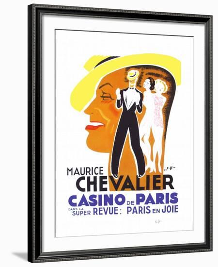 Maurice Chevalier au Casino de Paris II-Charles Kiffer-Framed Limited Edition