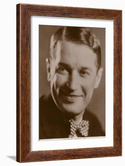 Maurice Chevalier, French Actor, Singer and Entertainer-null-Framed Photographic Print