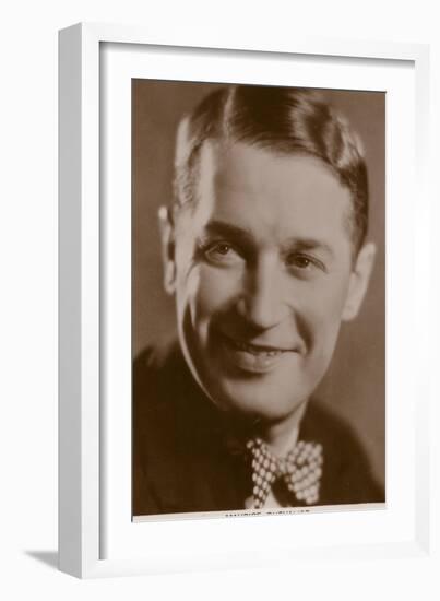 Maurice Chevalier, French Actor, Singer and Entertainer-null-Framed Photographic Print