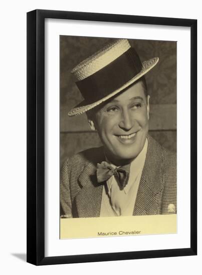 Maurice Chevalier-null-Framed Photographic Print