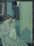 Marthe Denis and the Children on the Balcony, C1900-1940-Maurice Denis-Giclee Print