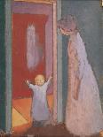 Mother and Child under the Vine, Mere et Enfant sous la Vigne-Maurice Denis-Framed Giclee Print
