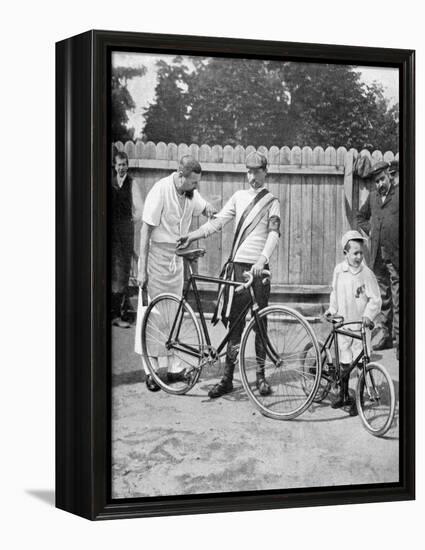 Maurice Garin, Winner of the Inaugural Tour De France, 1903-null-Framed Premier Image Canvas