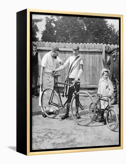 Maurice Garin, Winner of the Inaugural Tour De France, 1903-null-Framed Premier Image Canvas