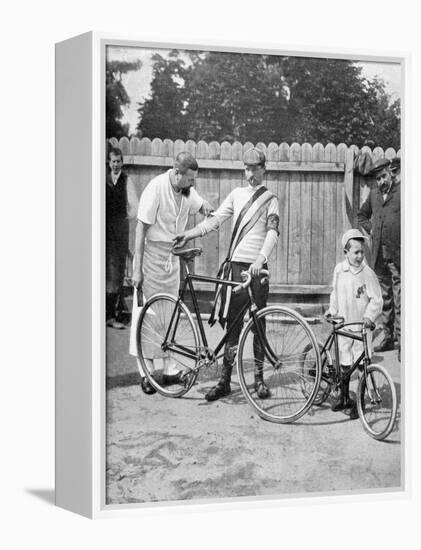 Maurice Garin, Winner of the Inaugural Tour De France, 1903-null-Framed Premier Image Canvas