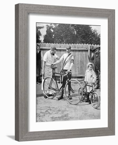 Maurice Garin, Winner of the Inaugural Tour De France, 1903-null-Framed Giclee Print